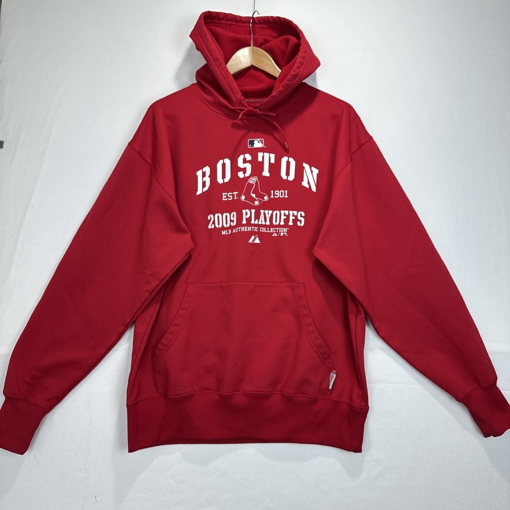 Majestic Therma Base  HoodieBoston Red‎ Sox  2009 Playoffs